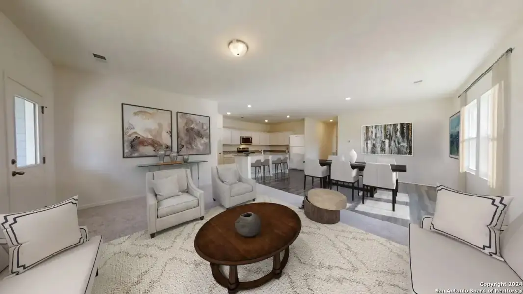 Furnished interior view inside a new home in Hennersby Hollow, San Antonio (Image 6).