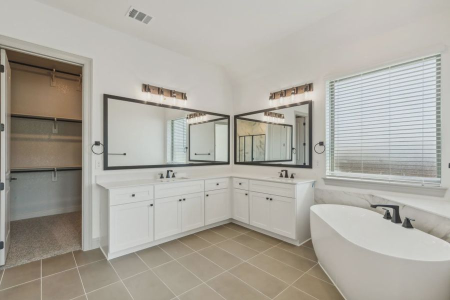 Representative furnished interior of a home built from the Alpine by Chesmar Homes in Westside Preserve, Midlothian (Image 6).