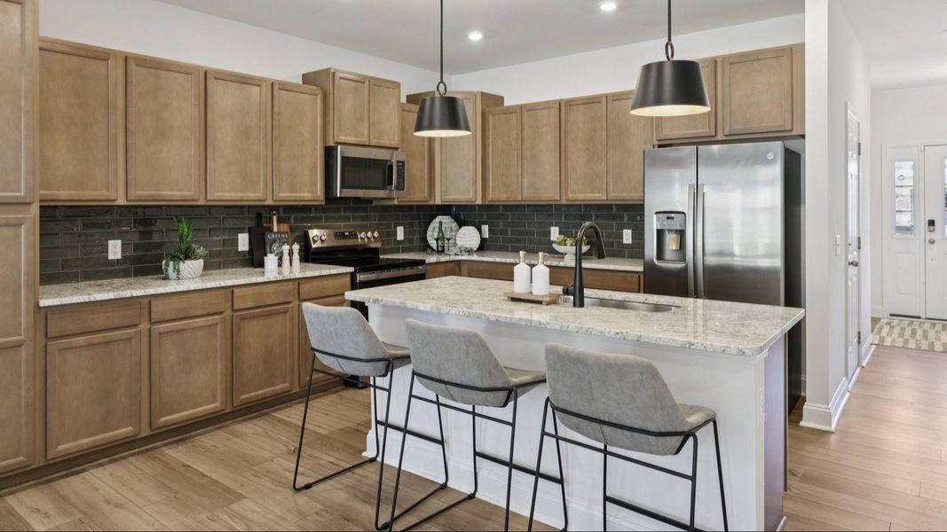 The Litchfield Plan by DBR Homes in Charlotte, NC   -  Kitchen