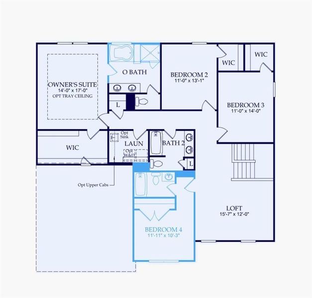2D floor plan layout of this home in Sierra Creek, Hoschton, GA (Image 4). 2D floor plan layout of this home in Sierra Creek, Hoschton, GA (Image 4).