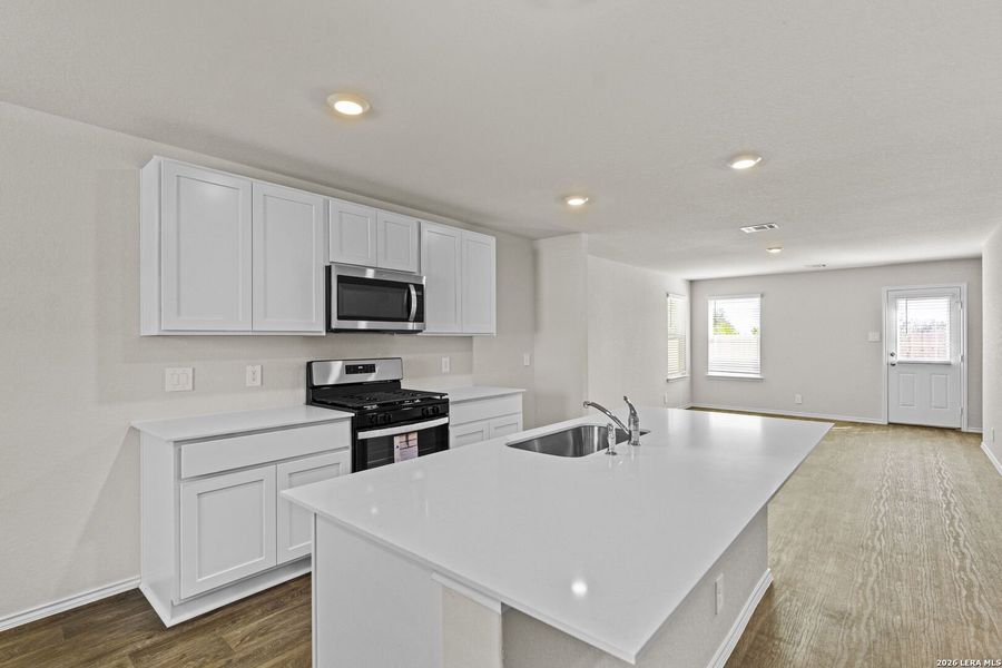 Furnished interior view inside a new home in Redbird Ranch, San Antonio (Image 8).