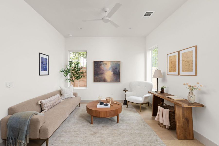 Furnished interior view inside a new home in , Austin (Image 6).