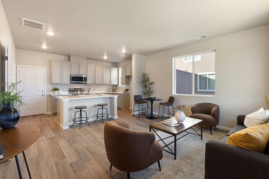 Furnished interior view inside a new home in Spring Valley, Longmont (Image 11).
