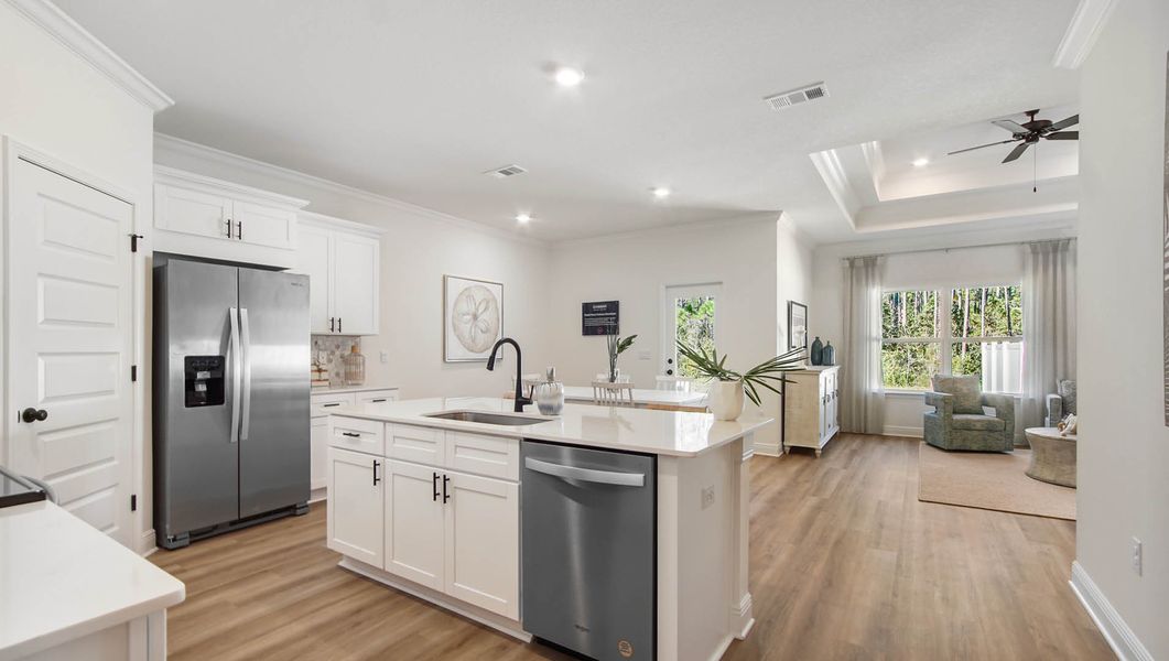 Furnished interior view inside a new home in Nellie Preserve, Santa Rosa Beach (Image 7).