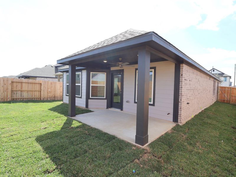 Exterior details and patio area of a home in Marvida, Cypress (Image 2). Exterior details and patio area of a home in Marvida, Cypress (Image 2).