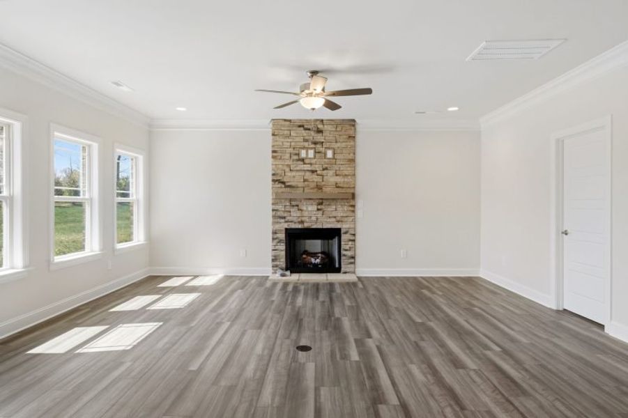 Spacious, unfurnished interior of a new home in Blacksmith, Stokesdale (Image 61).
