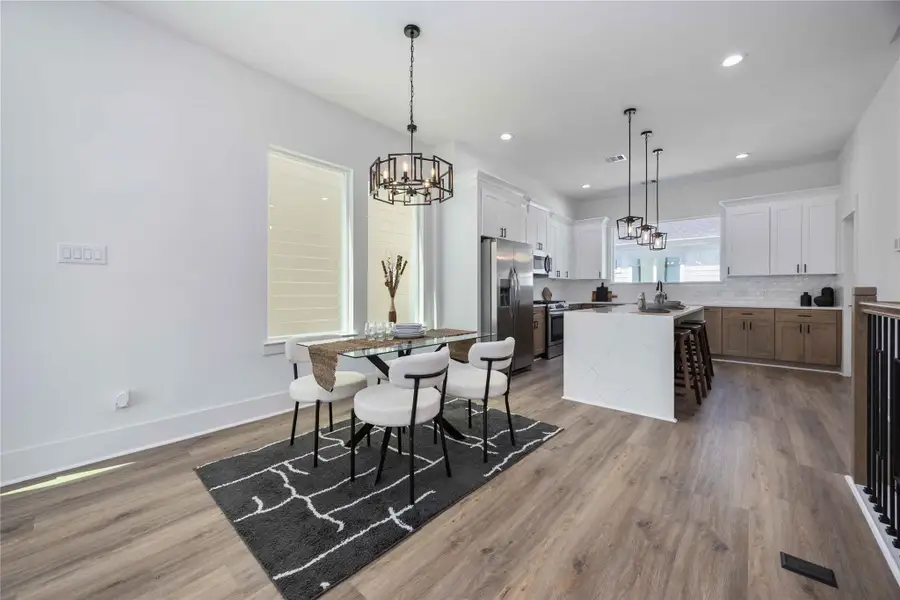 Furnished interior view inside a new home in , Houston (Image 4). Furnished interior view inside a new home in , Houston (Image 4).