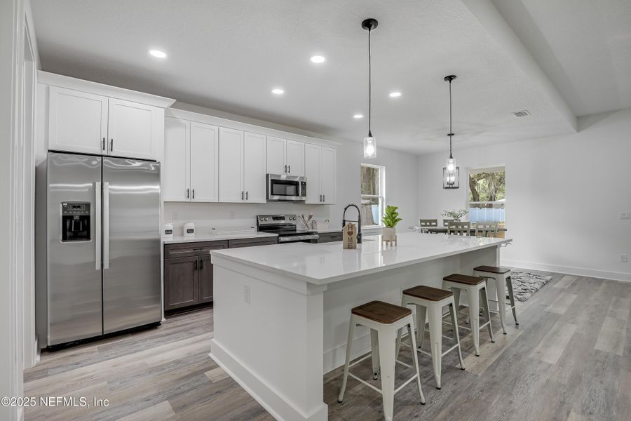 Furnished interior view inside a new home in , Jacksonville (Image 33).