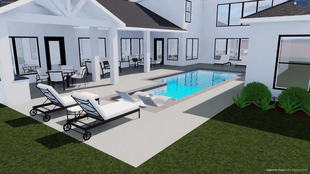 pool rendering