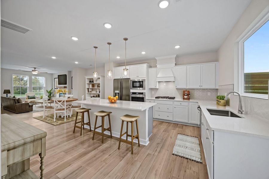 Representative furnished interior of a home built from the The Avery Interior by Davidson Homes LLC in Summers Walk, Davidson (Image 6).