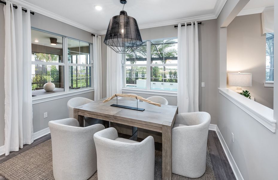 Furnished interior view inside a new home in Avondale at Avenir, Palm Beach Gardens (Image 12).