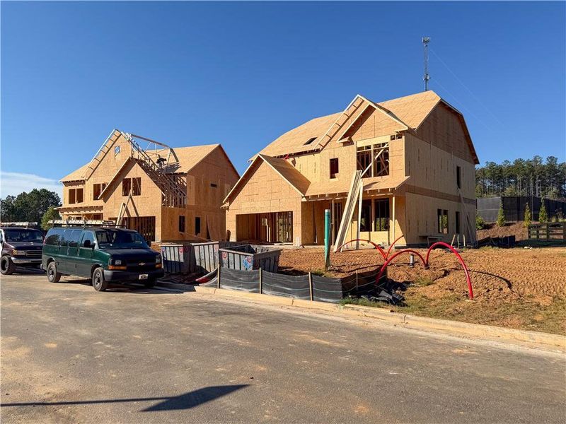 In-progress construction of a new home in , Dallas, GA (Image 42).
