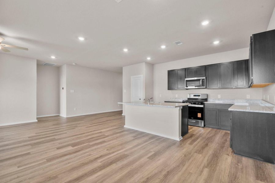 Furnished interior view inside a new home in Windrose Green, Angleton (Image 14).