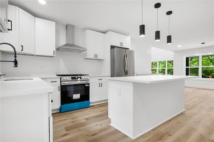 Furnished interior view inside a new home in , Atlanta (Image 2). Furnished interior view inside a new home in , Atlanta (Image 2).