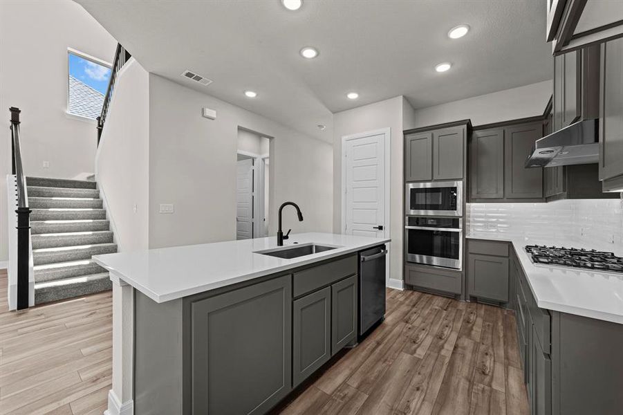 Furnished interior view inside a new home in Mantua Point Gardens, Van Alstyne (Image 7).