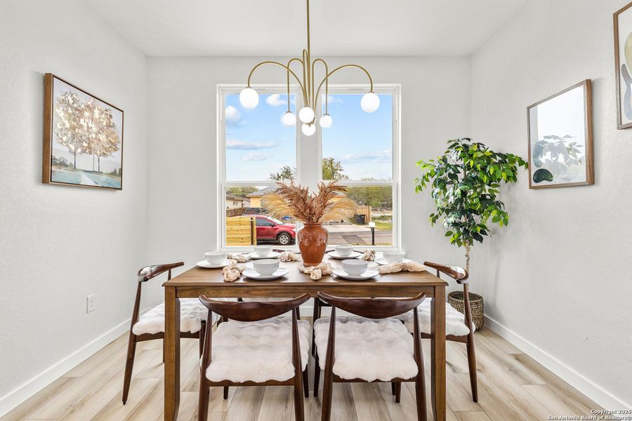 Furnished interior view inside a new home in , San Antonio (Image 19). Furnished interior view inside a new home in , San Antonio (Image 19).