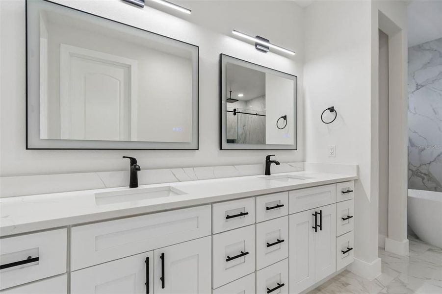 Furnished interior view inside a new home in , Tampa (Image 15).
