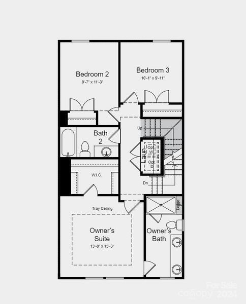 Floor Plan - Structural Options Added Include: full bathroom in place of a half bath