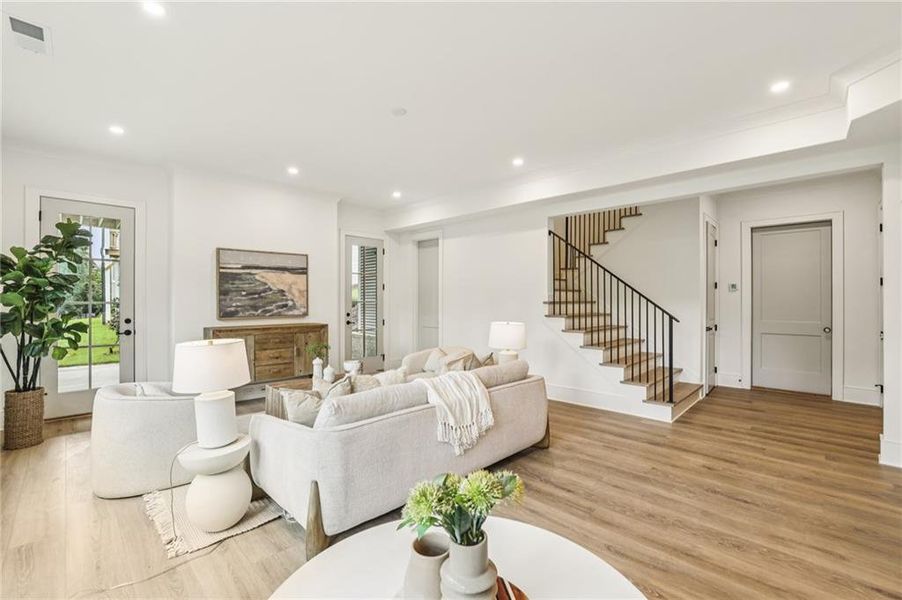 Furnished interior view inside a new home in , Roswell (Image 18). Furnished interior view inside a new home in , Roswell (Image 18).