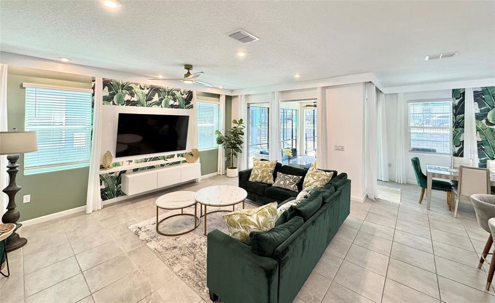 Furnished interior view inside a new home in , Kissimmee (Image 27).