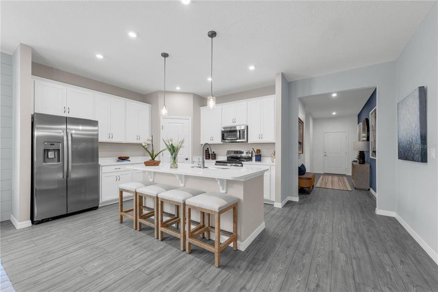 Furnished interior view inside a new home in Green Leaf, West Melbourne (Image 27).