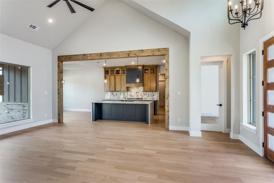 Furnished interior view inside a new home in , Weatherford (Image 8).