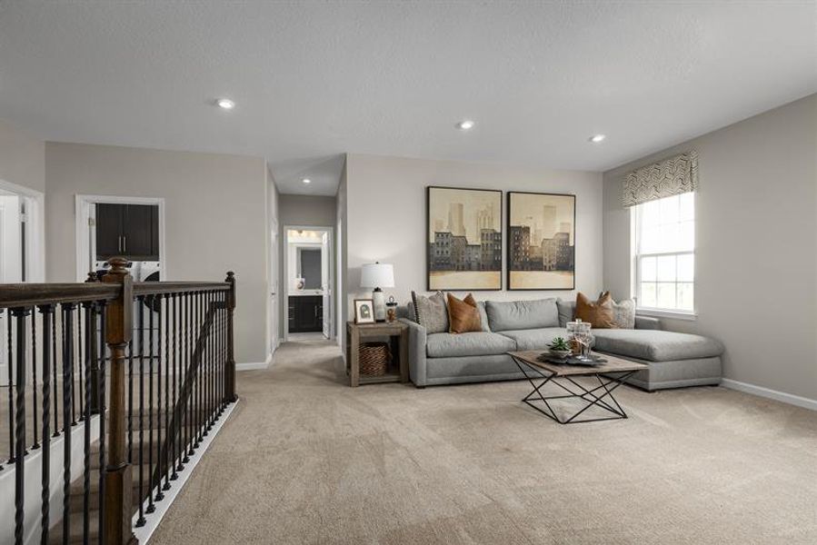 Furnished interior view inside a new home in Brooks Landing, Titusville (Image 7).