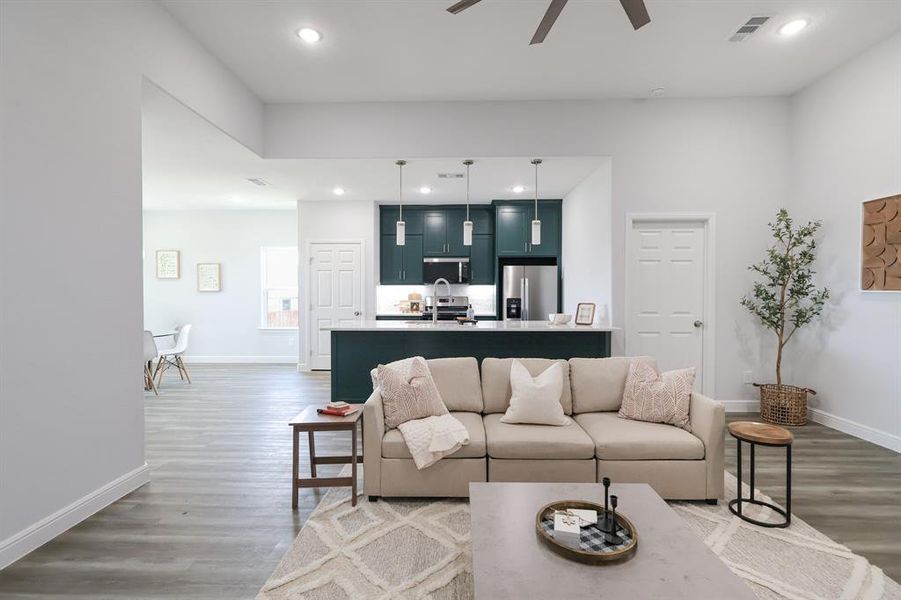 Furnished interior view inside a new home in , Weatherford (Image 14). Furnished interior view inside a new home in , Weatherford (Image 14).