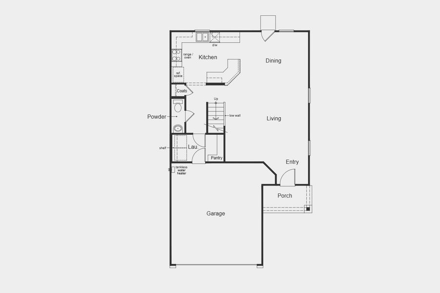 2D floor plan layout for the Plan 1908 by KB Home in Grace Landing, Willis, TX (Image 12). 2D floor plan layout for the Plan 1908 by KB Home in Grace Landing, Willis, TX (Image 12).