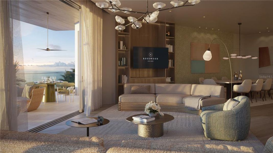 Furnished interior view inside a new home in , Sarasota (Image 5). Furnished interior view inside a new home in , Sarasota (Image 5).