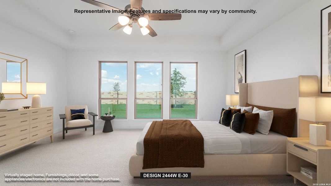 Furnished interior view inside a new home in Homestead, Schertz (Image 5). Furnished interior view inside a new home in Homestead, Schertz (Image 5).
