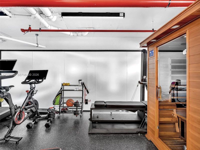 Gym équipement & Sauna