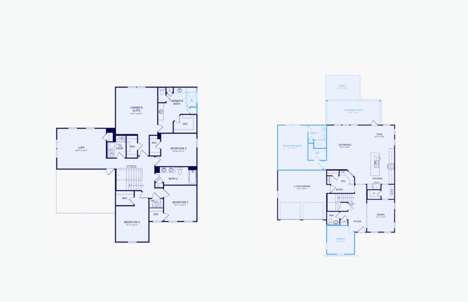 2D floor plan layout of this home in Heartwood, Richmond Hill, GA (Image 3). 2D floor plan layout of this home in Heartwood, Richmond Hill, GA (Image 3).