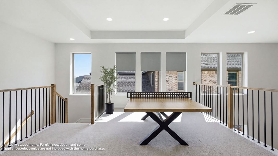 Furnished interior view inside a new home in Eliana, McKinney (Image 10).
