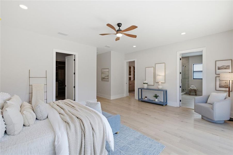 Furnished interior view inside a new home in , Tampa (Image 16). Furnished interior view inside a new home in , Tampa (Image 16).