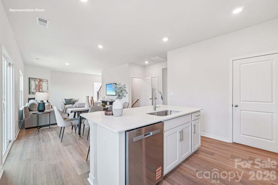 Furnished interior view inside a new home in Villages of Maiden, Maiden (Image 3).