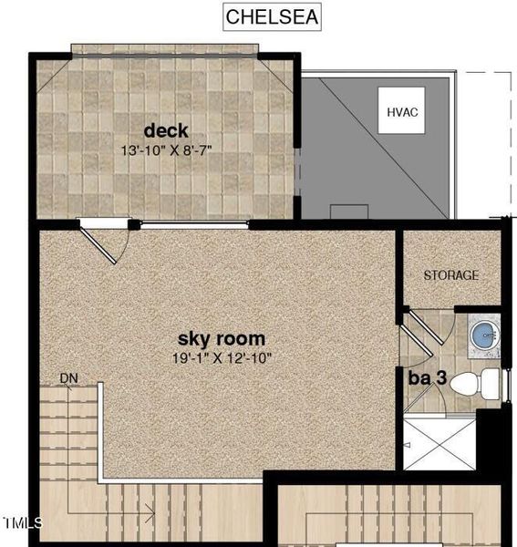 Chelsea Right End Fourth Floor