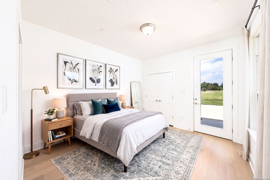 Furnished interior view inside a new home in Victoria Commons, San Antonio (Image 14).