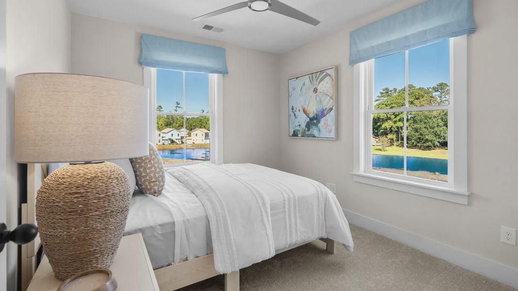 Furnished interior view inside a new home in Park Circle Townhomes, North Charleston (Image 19).