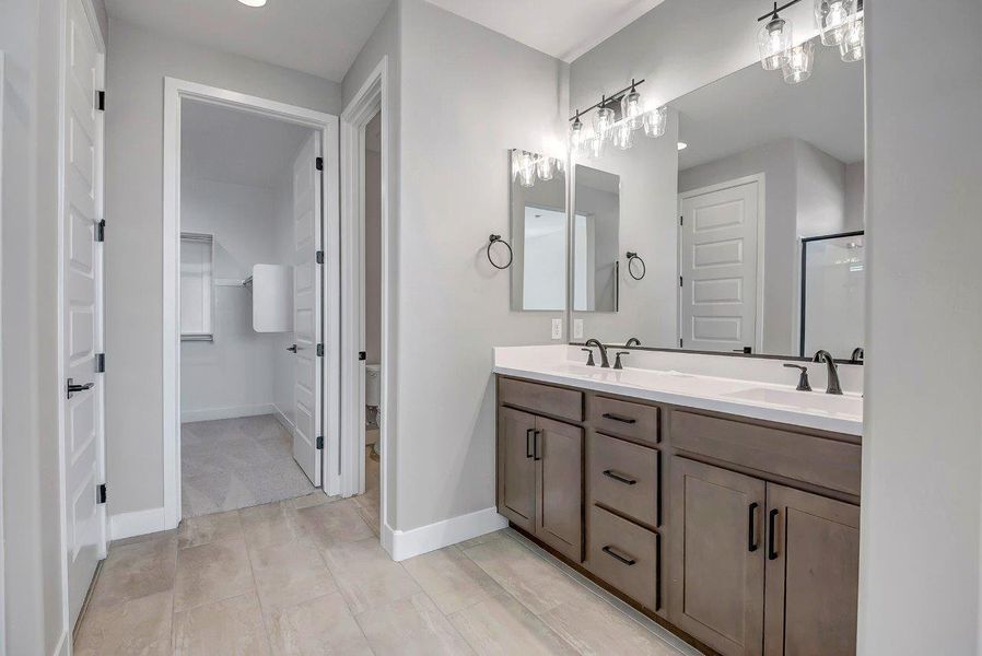 Furnished interior view inside a new home in Mesquite at North Creek, Queen Creek (Image 33).