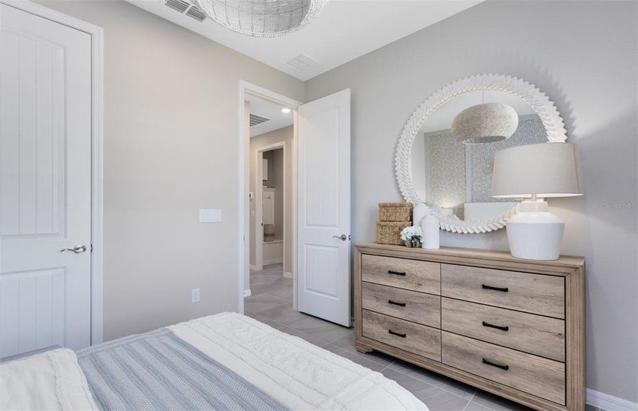 Furnished interior view inside a new home in Bridgewalk, St. Cloud (Image 34). Furnished interior view inside a new home in Bridgewalk, St. Cloud (Image 34).