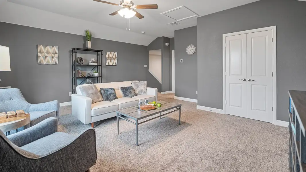 Furnished interior view inside a new home in Northstar West, Fort Worth (Image 35). Furnished interior view inside a new home in Northstar West, Fort Worth (Image 35).