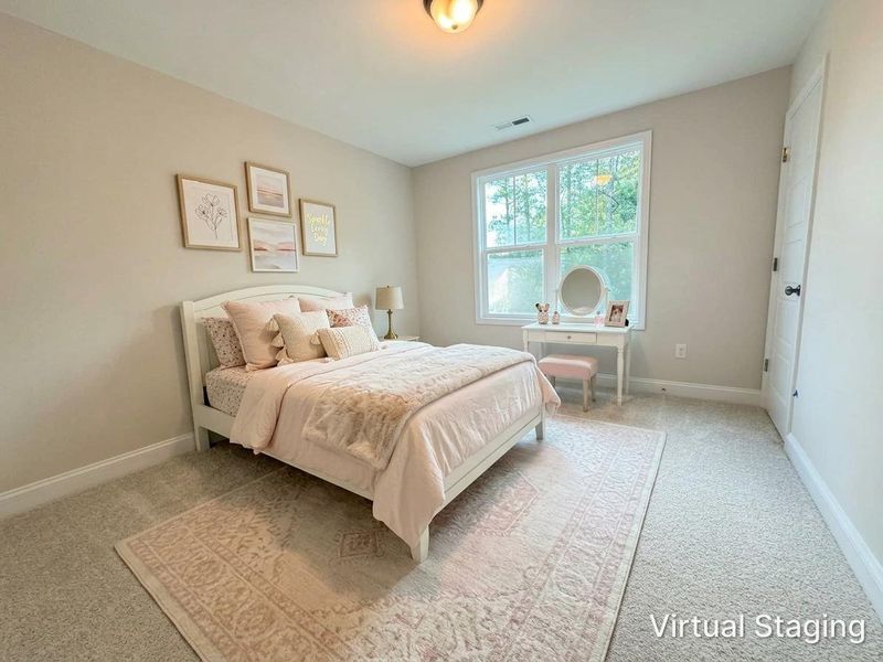 Furnished interior view inside a new home in Parkwood Estates, Leland (Image 8).