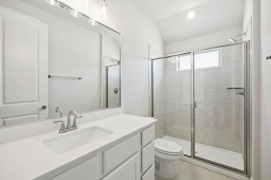 Representative furnished interior of a home built from the Adolphus by Centre Living Homes in Painted Tree Woodland West, McKinney (Image 10).