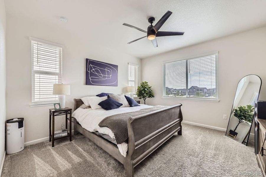 Furnished interior view inside a new home in Haskins Station, Arvada (Image 17).