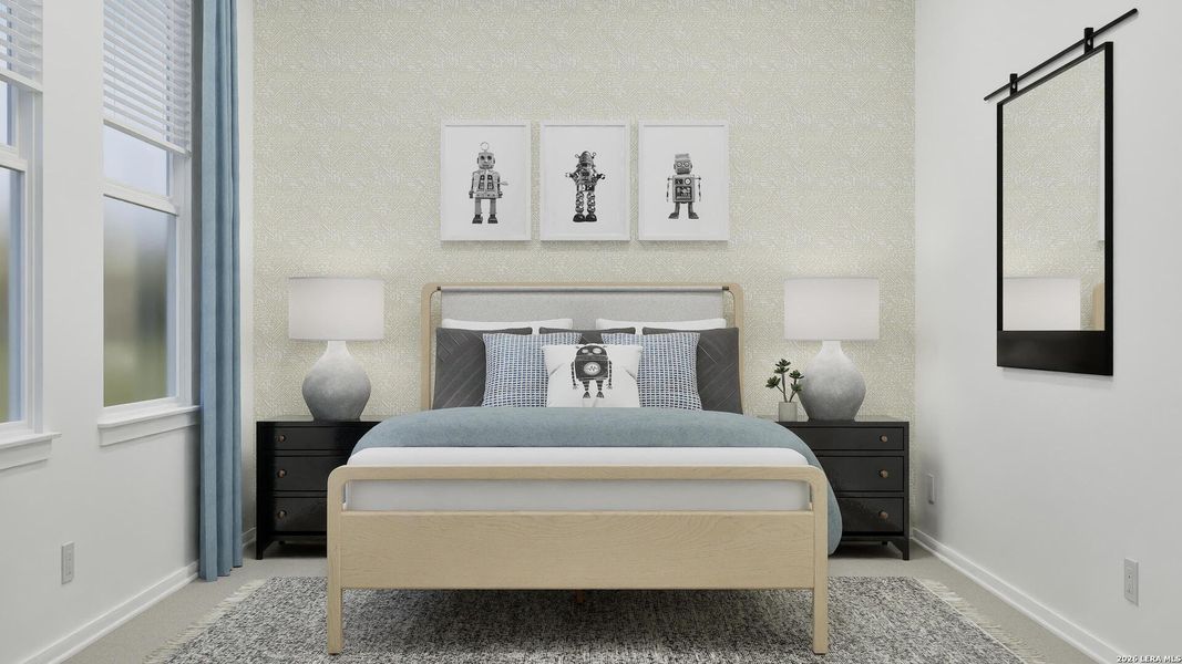 Furnished interior view inside a new home in Navarro Ranch, Seguin (Image 3).