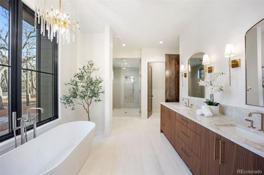 Furnished interior view inside a new home in , Colorado Springs (Image 23).