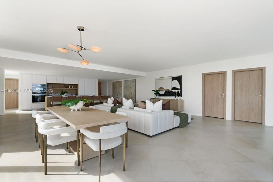 Furnished interior view inside a new home in , Bay Harbor Islands (Image 42). Furnished interior view inside a new home in , Bay Harbor Islands (Image 42).