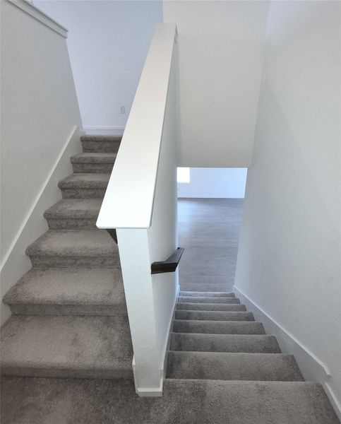 Midpoint of stairway