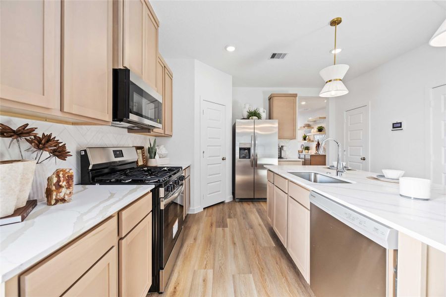 Furnished interior view inside a new home in Wheatley Oaks, Houston (Image 5).